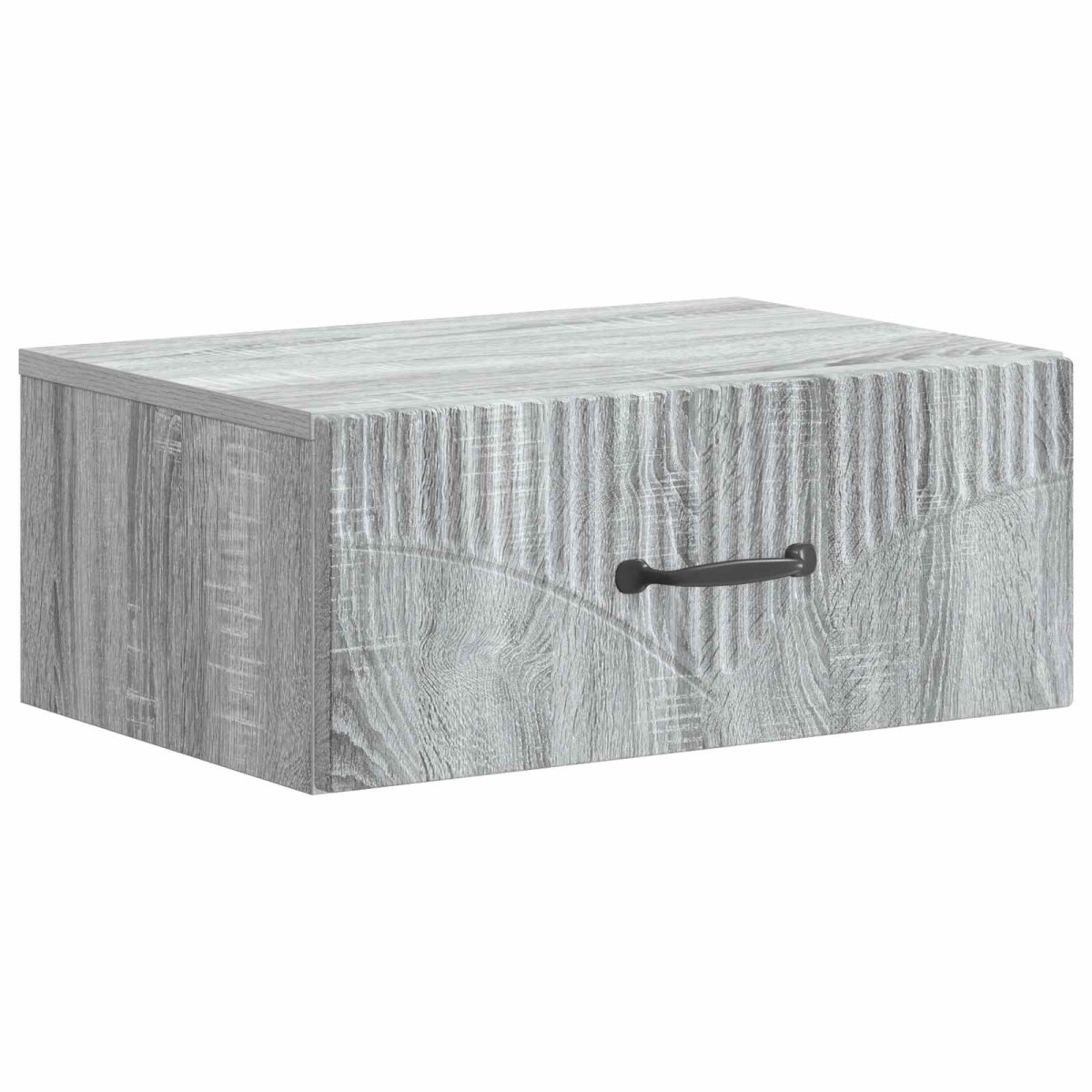 vidaXL Τοίχου Κρεμαστό Κομοδίνο Γκρι Sonoma 49 x 34,5 x 20 εκ.
