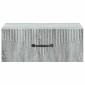 vidaXL Τοίχου Κρεμαστό Κομοδίνο Γκρι Sonoma 49 x 34,5 x 20 εκ.