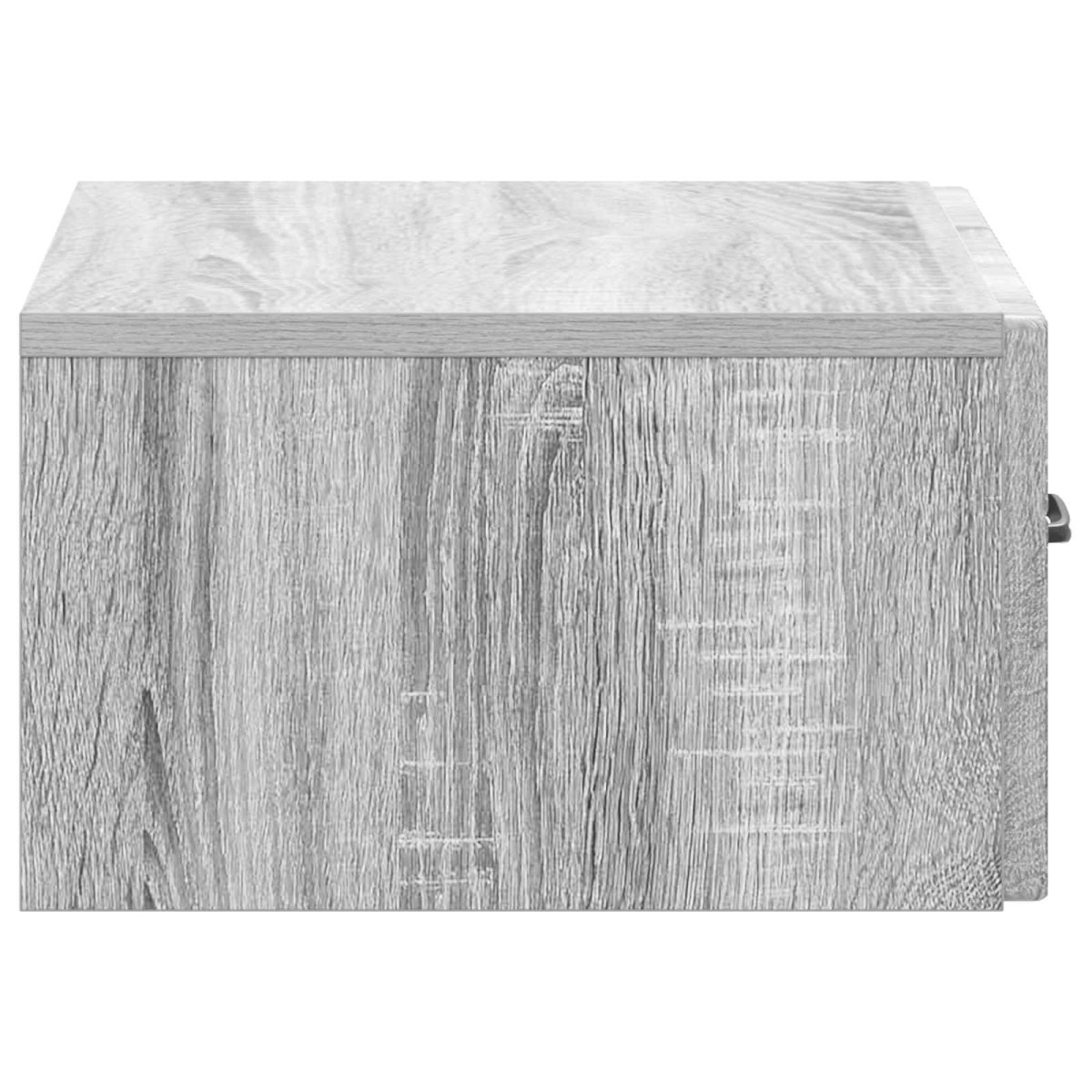vidaXL Τοίχου Κρεμαστό Κομοδίνο Γκρι Sonoma 49 x 34,5 x 20 εκ.