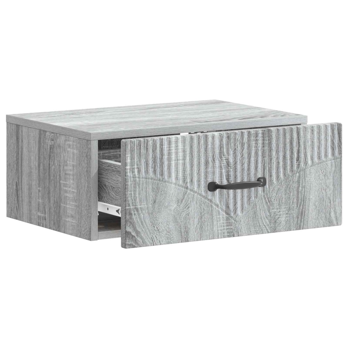 vidaXL Τοίχου Κρεμαστό Κομοδίνο 2 τμχ. Γκρι Sonoma 49 x 34,5 x 20 εκ.