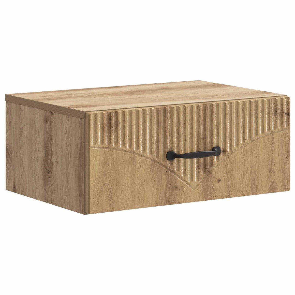vidaXL Τοίχου Κρεμαστό Κομοδίνο Artisan Δρυς 49 x 34,5 x 20 εκ.