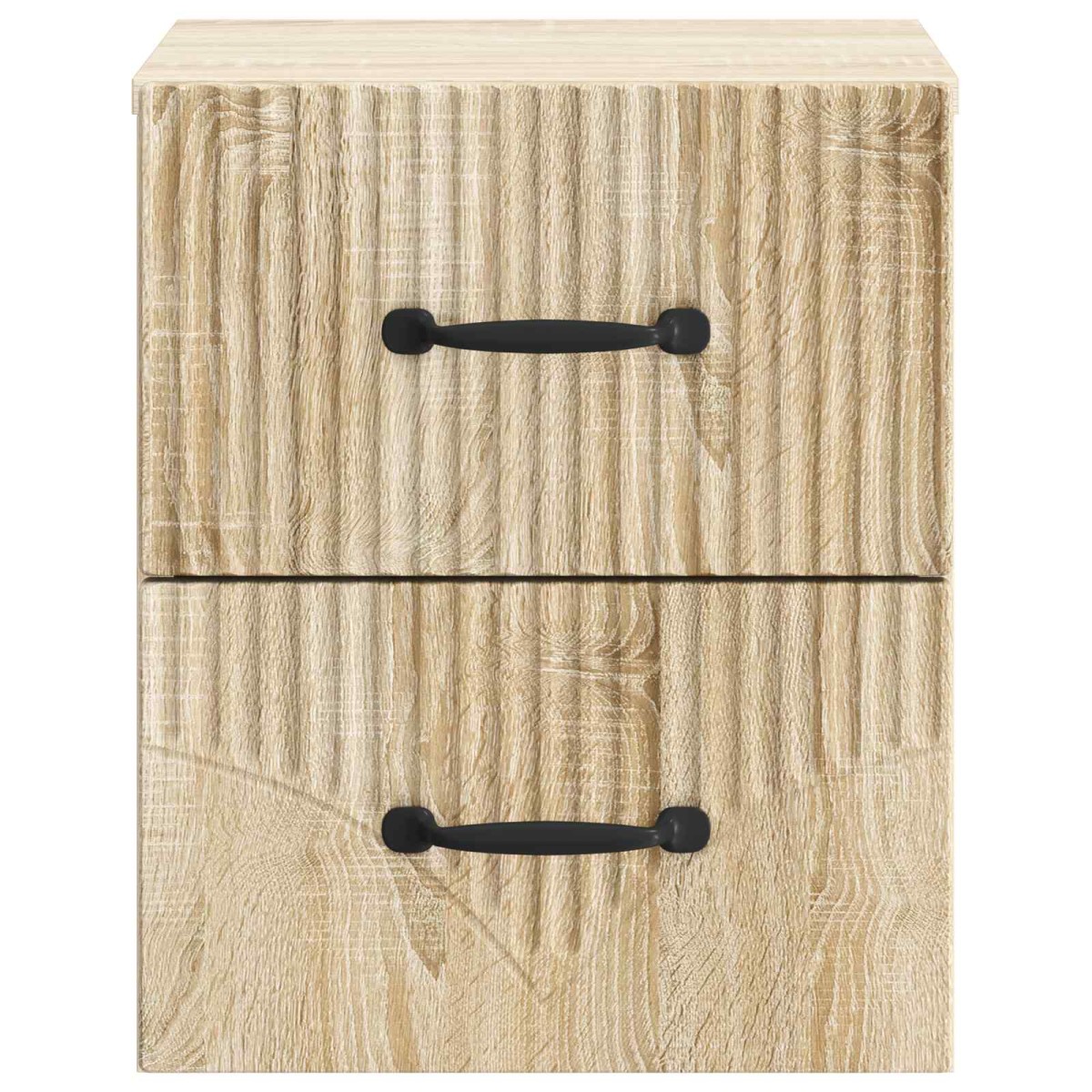 vidaXL Τοίχου Κρεμαστό Κομοδίνο Sonoma Δρυς 34,5 x 33 x 40 εκ