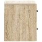 vidaXL Τοίχου Κρεμαστό Κομοδίνο Sonoma Δρυς 34,5 x 33 x 40 εκ