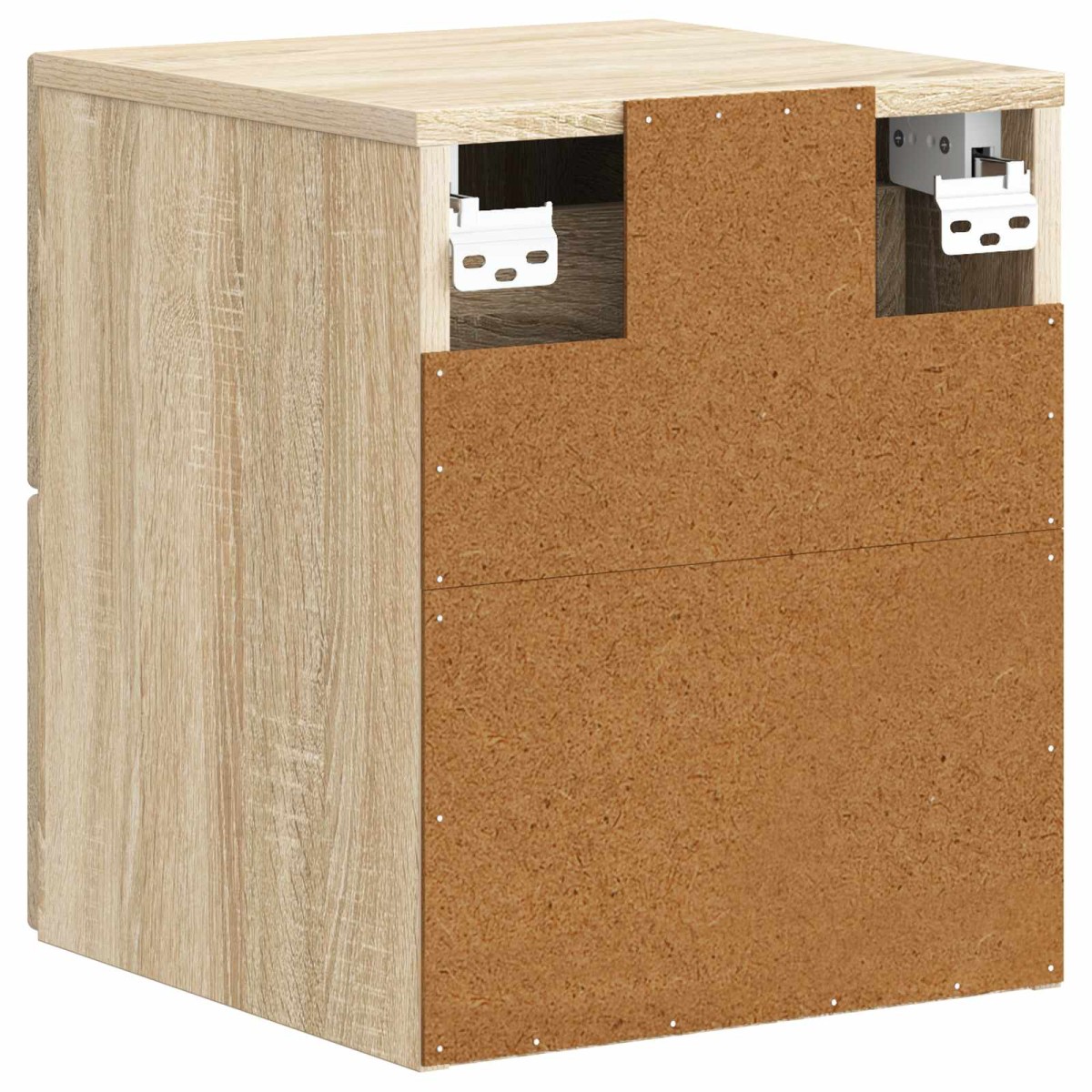 vidaXL Τοίχου Κρεμαστό Κομοδίνο Sonoma Δρυς 34,5 x 33 x 40 εκ