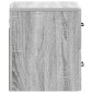 vidaXL Τοίχου Κρεμαστό Κομοδίνο Γκρι Sonoma 34,5 x 33 x 40 εκ