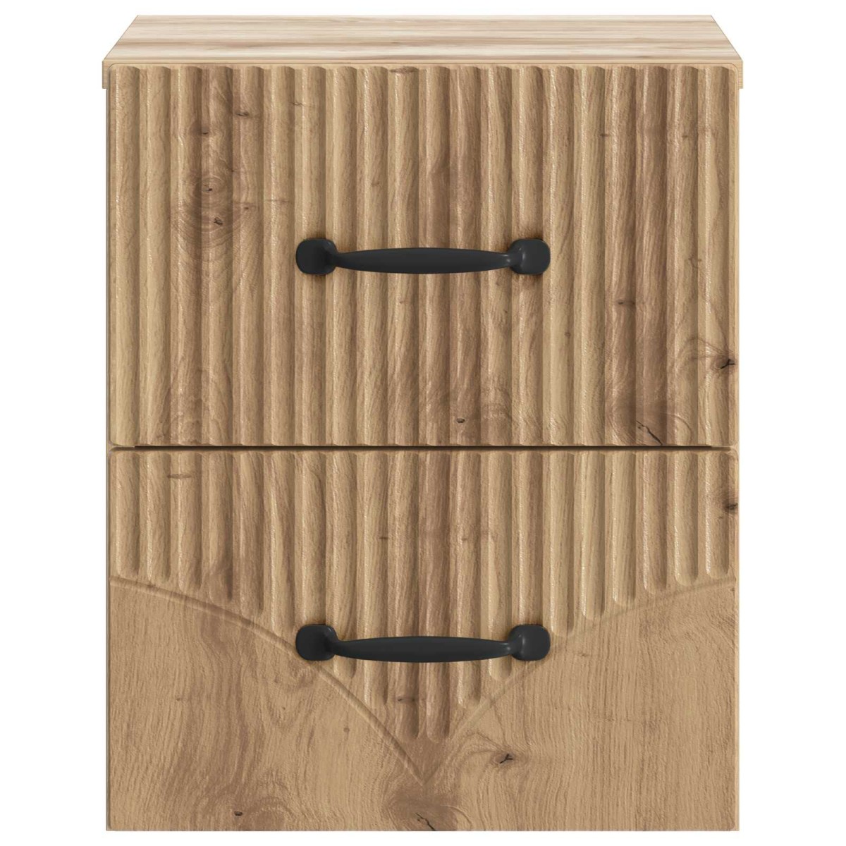 vidaXL Τοίχου Κρεμαστό Κομοδίνο Artisan Δρυς 34,5 x 33 x 40 εκ