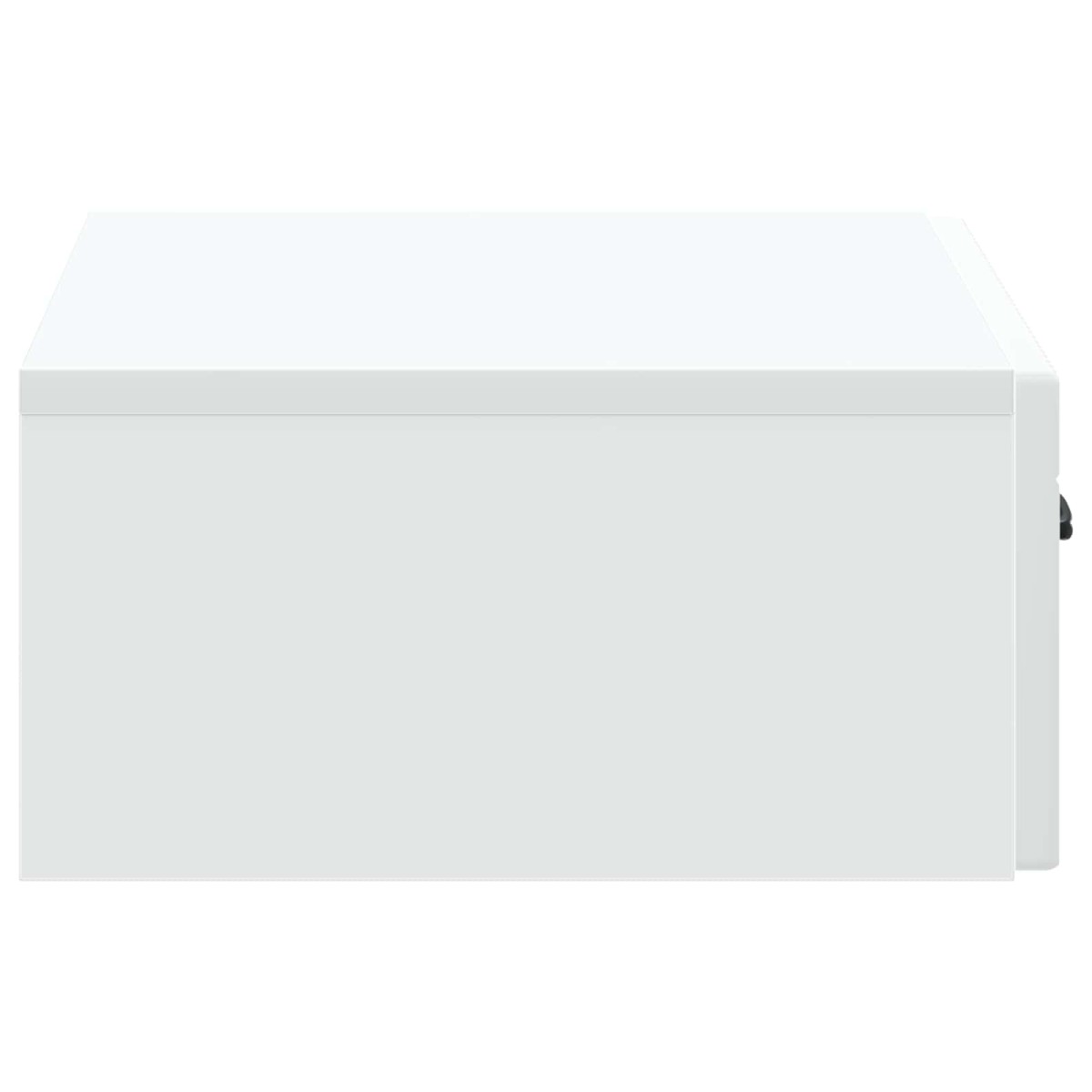 vidaXL Τραπεζάκι Τοίχου Λευκό 59 x 34,5 x 17 εκ. Επεξεργασμένο Ξύλο