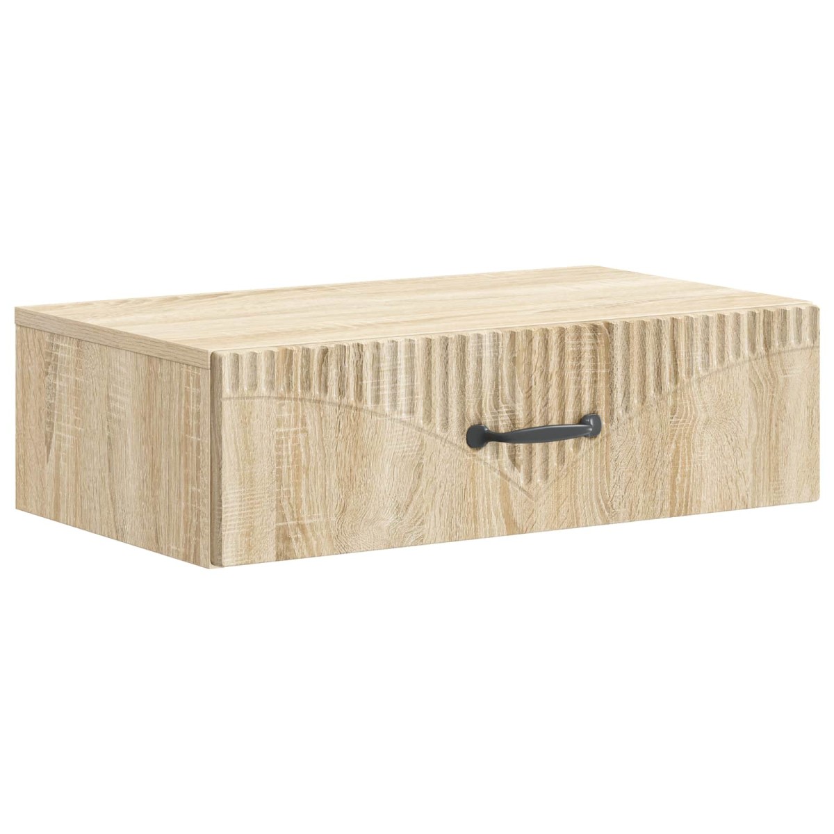 vidaXL Τραπεζάκι Τοίχου Sonoma Δρυς 59 x 34,5 x 17 εκ.