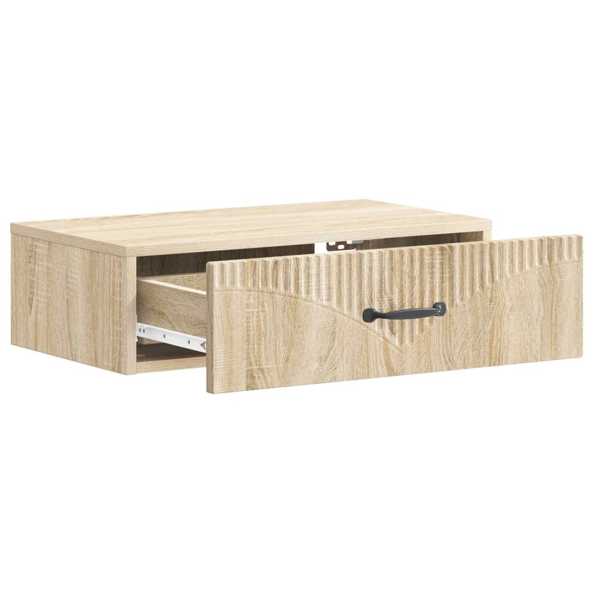 vidaXL Τραπεζάκι Τοίχου Sonoma Δρυς 59 x 34,5 x 17 εκ.
