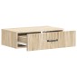 vidaXL Τραπεζάκι Τοίχου Sonoma Δρυς 59 x 34,5 x 17 εκ.