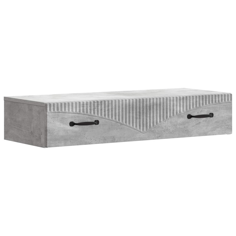 vidaXL Τραπεζάκι Τοίχου Γκρι Σκυροδέματος 87,5 x 34,5 x 17 εκ.