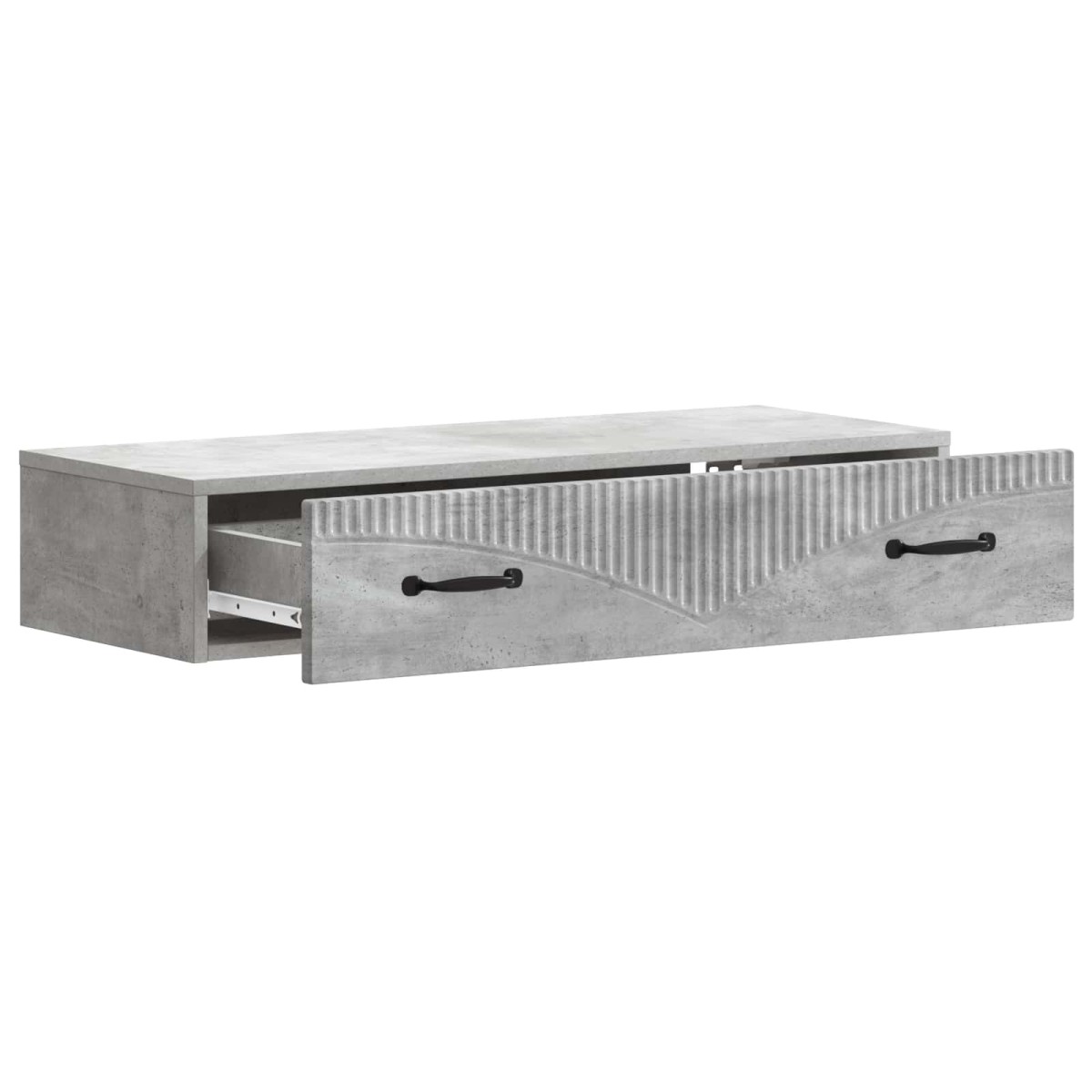 vidaXL Τραπεζάκι Τοίχου Γκρι Σκυροδέματος 87,5 x 34,5 x 17 εκ.