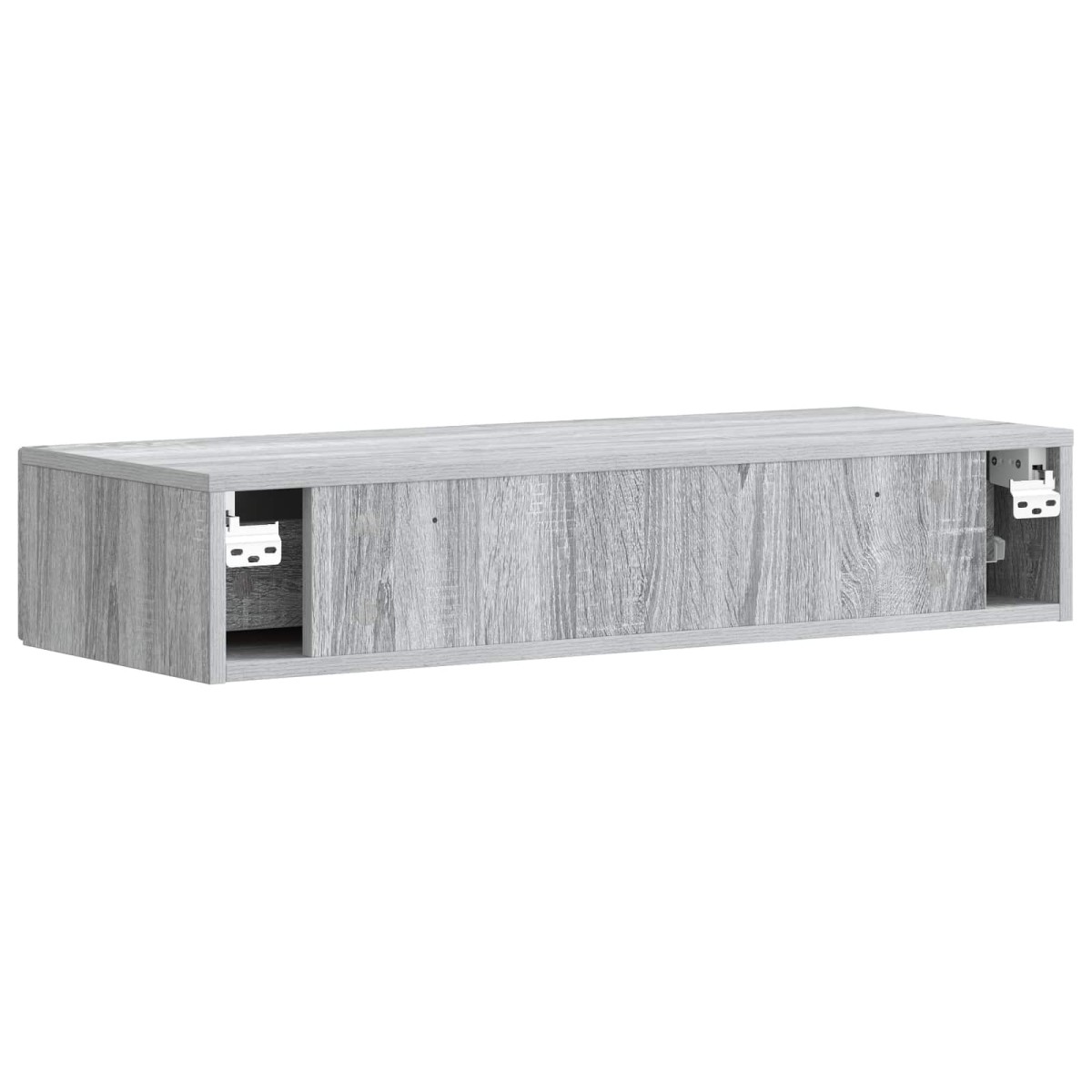 vidaXL Τραπεζάκι Τοίχου Γκρι Sonoma 87,5 x 34,5 x 17 εκ.