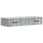 vidaXL Τραπεζάκι Τοίχου Γκρι Sonoma 87,5 x 34,5 x 17 εκ.
