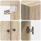 vidaXL Τοίχου Ντουλάπα Sonoma Δρυς 66 x 34,5 x 90 εκ