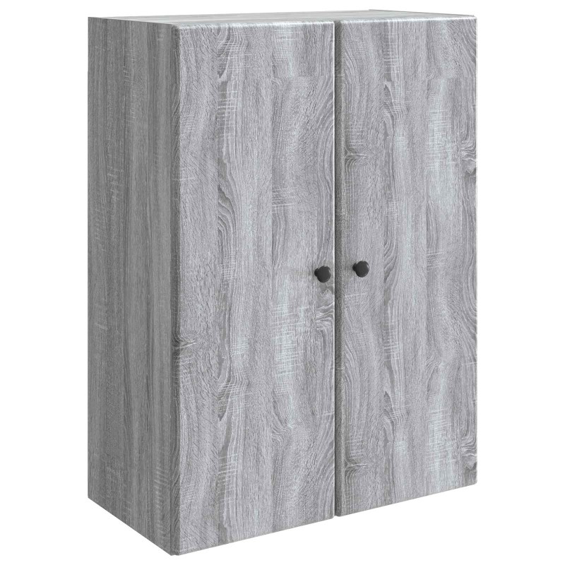 vidaXL Τοίχου Ντουλάπα Γκρι Sonoma 66 x 34,5 x 90 εκ