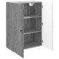vidaXL Τοίχου Ντουλάπα Γκρι Sonoma 66 x 34,5 x 90 εκ