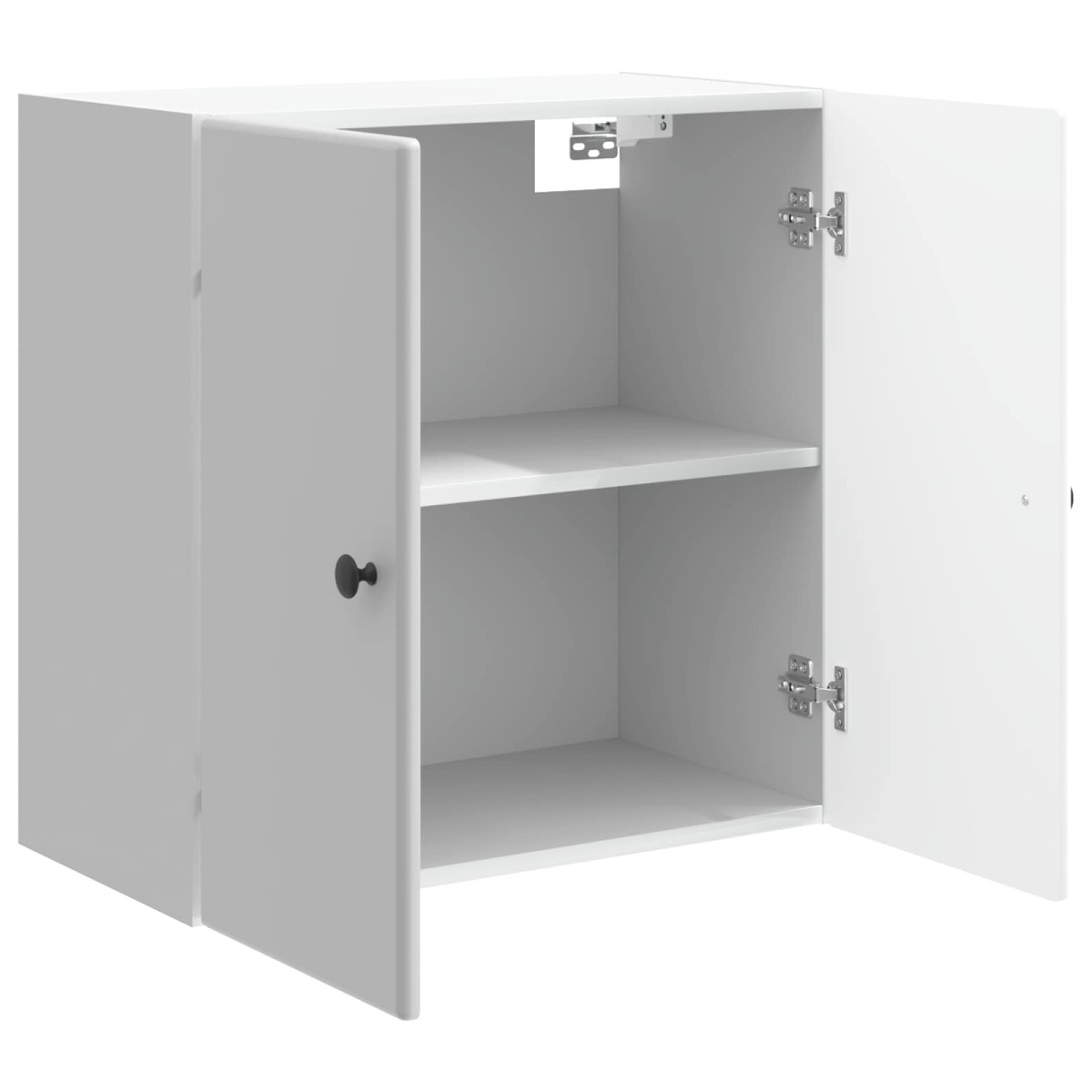vidaXL Τοίχου Ντουλάπα Γυαλιστερό Λευκό 59 x 31 x 60 εκ