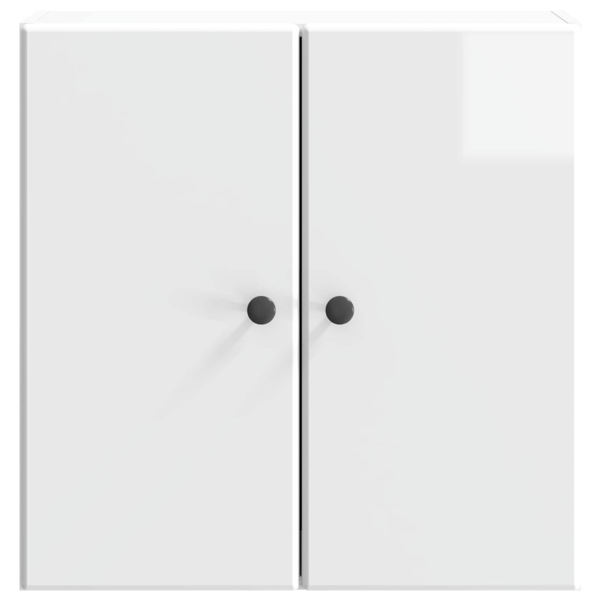vidaXL Τοίχου Ντουλάπα Γυαλιστερό Λευκό 59 x 31 x 60 εκ