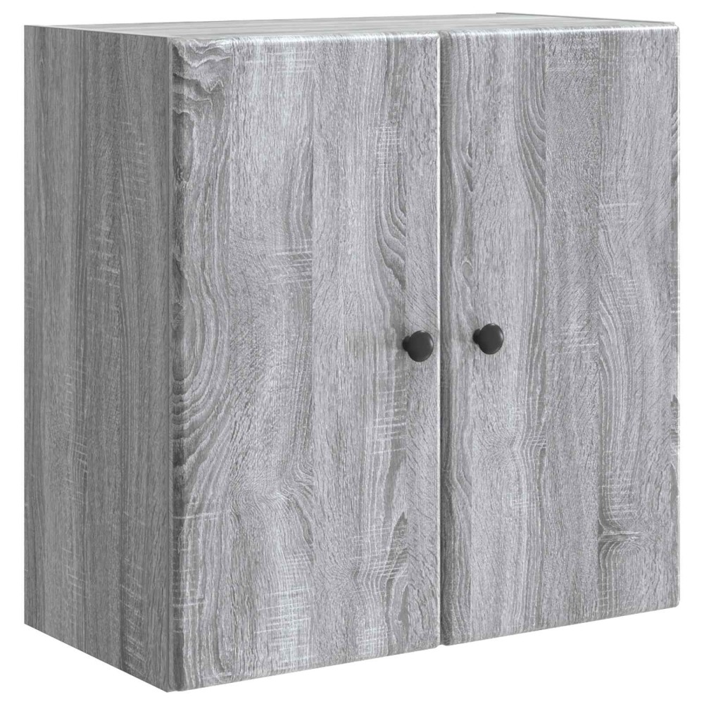 vidaXL Τοίχου Ντουλάπα Γκρι Sonoma 59 x 31 x 60 εκ Επεξεργασμένο Ξύλο