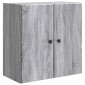 vidaXL Τοίχου Ντουλάπα Γκρι Sonoma 59 x 31 x 60 εκ Επεξεργασμένο Ξύλο