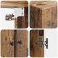 vidaXL Τοίχου Ντουλάπα Παλαιωμένο ξύλο 59 x 31 x 60 εκ