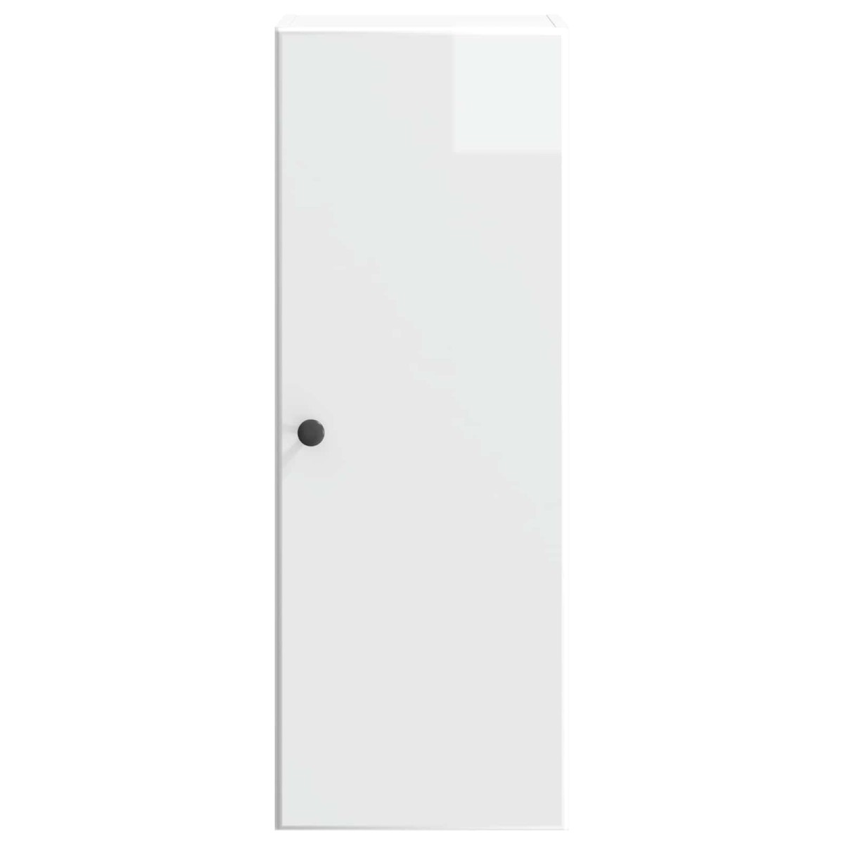 vidaXL Τοίχου Ντουλάπα Γυαλιστερό Λευκό 33 x 34,5 x 90 εκ