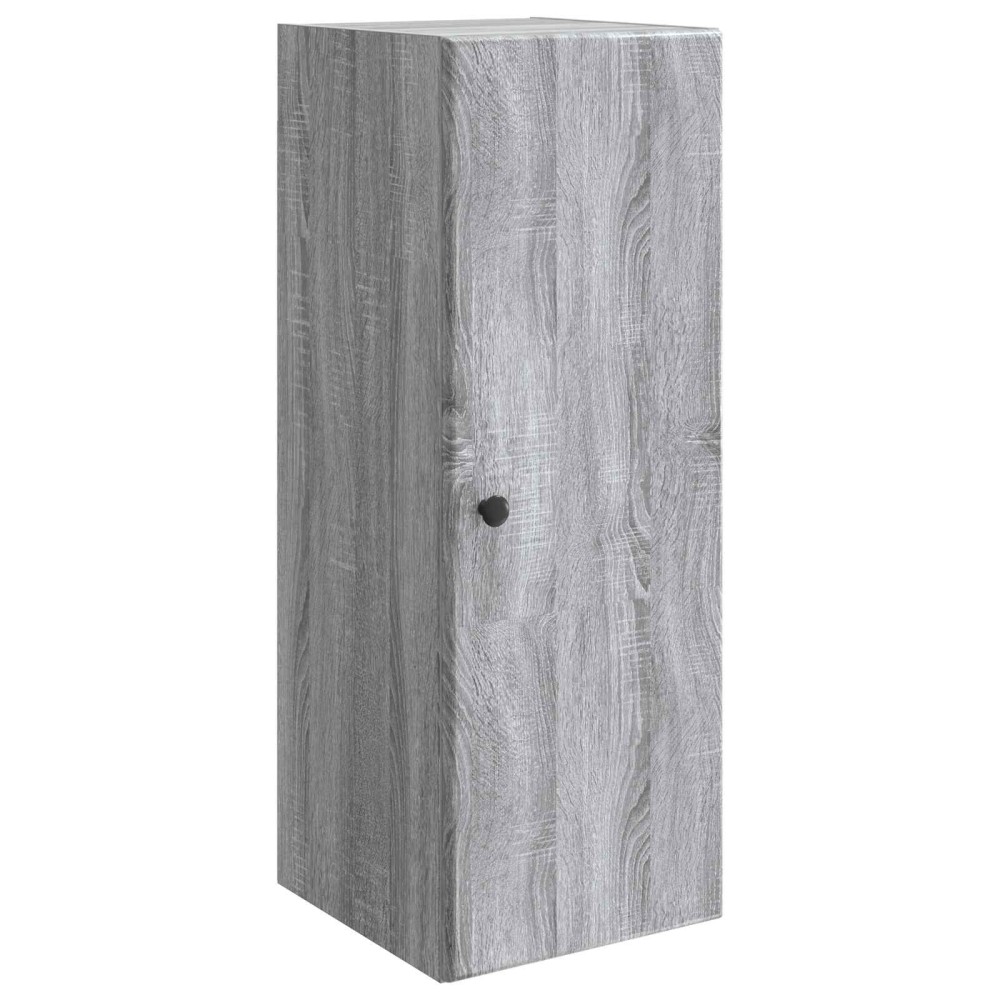 vidaXL Τοίχου Ντουλάπα Γκρι Sonoma 33 x 34,5 x 90 εκ