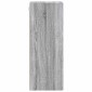 vidaXL Τοίχου Ντουλάπα Γκρι Sonoma 33 x 34,5 x 90 εκ