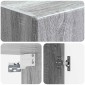 vidaXL Τοίχου Ντουλάπα Γκρι Sonoma 33 x 34,5 x 90 εκ