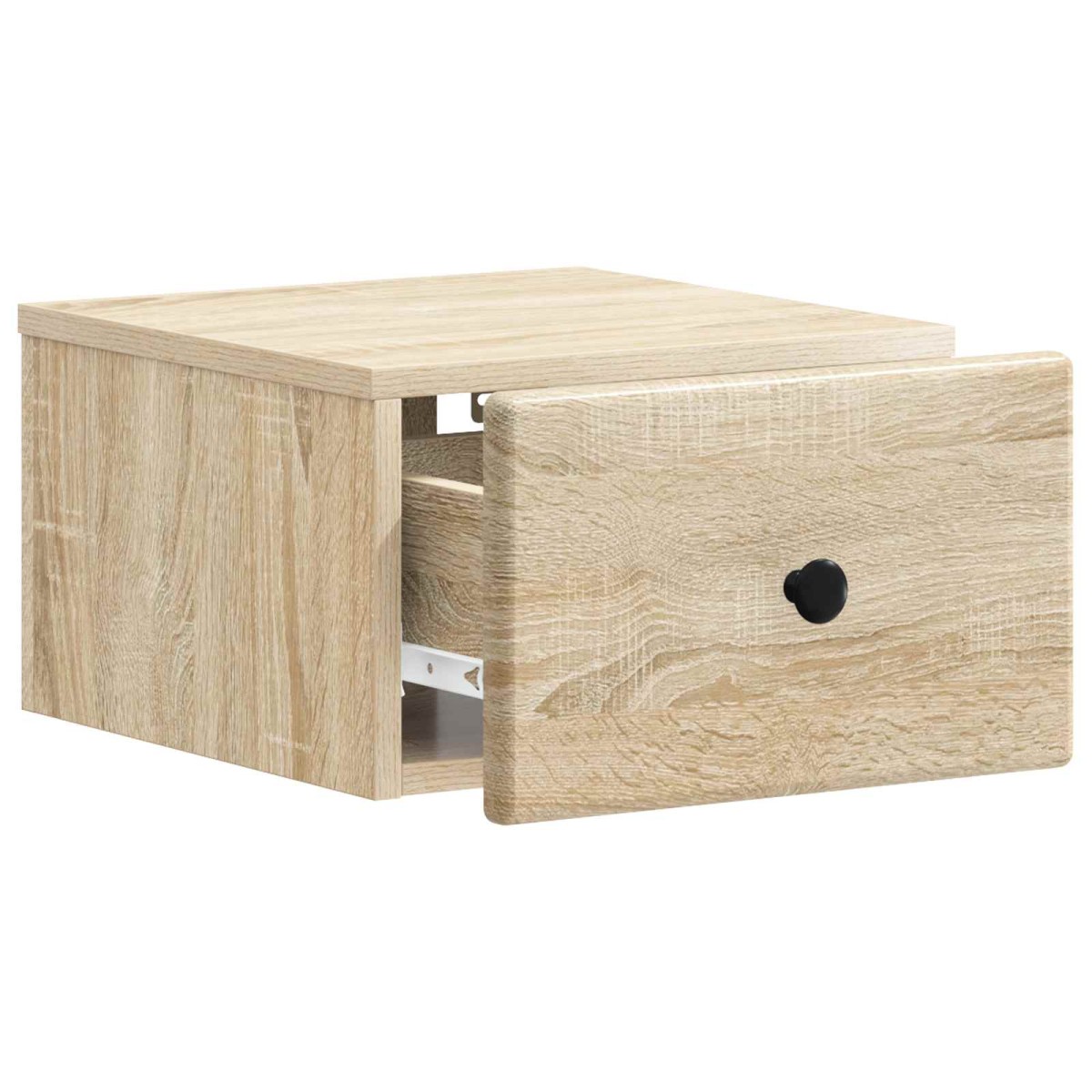 vidaXL Τοίχου Κρεμαστό Κομοδίνο Sonoma Δρυς 34,5 x 33 x 20 εκ.