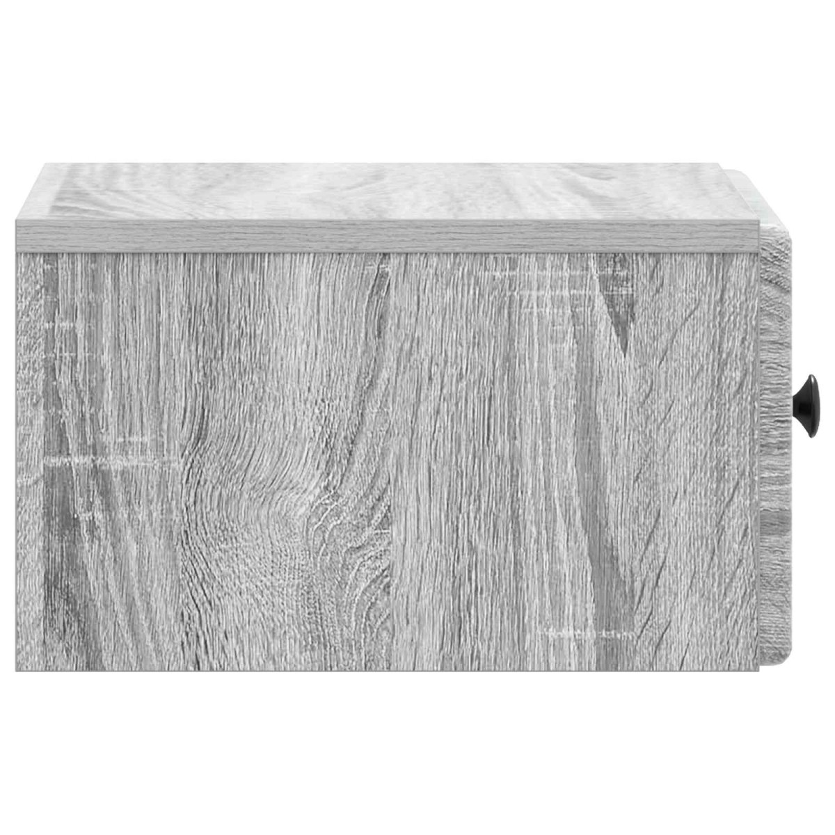 vidaXL Τοίχου Κρεμαστό Κομοδίνο Γκρι Sonoma 34,5 x 33 x 20 εκ.