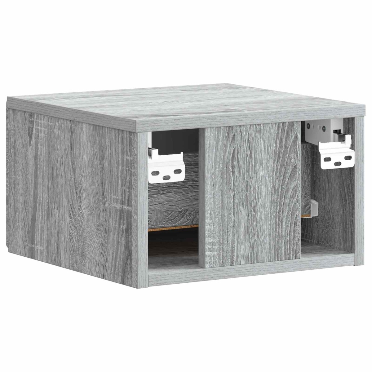 vidaXL Τοίχου Κρεμαστό Κομοδίνο Γκρι Sonoma 34,5 x 33 x 20 εκ.