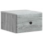 vidaXL Τοίχου Κρεμαστό Κομοδίνο Γκρι Sonoma 34,5 x 33 x 20 εκ.