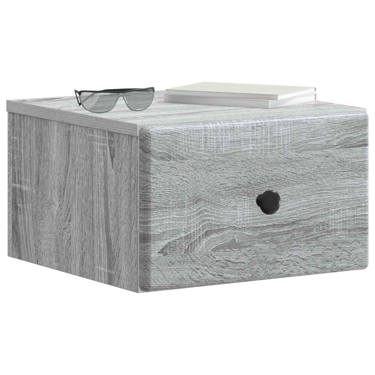 vidaXL Τοίχου Κρεμαστό Κομοδίνο 2 τμχ. Γκρι Sonoma 34,5 x 33 x 20 εκ.