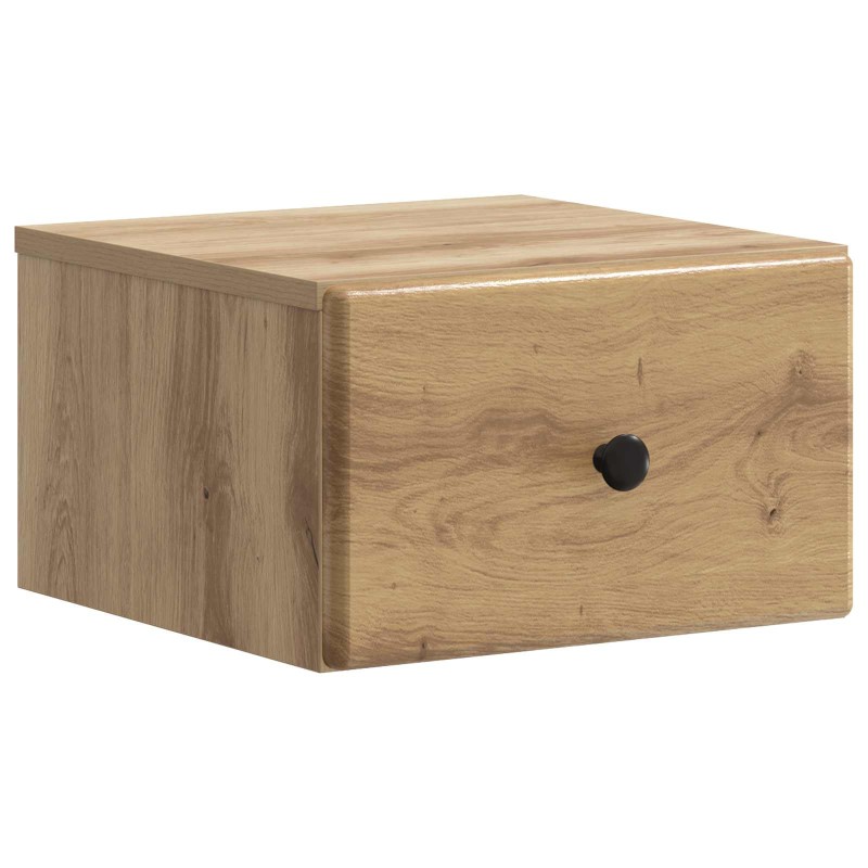 vidaXL Τοίχου Κρεμαστό Κομοδίνο Artisan Δρυς 34,5 x 33 x 20 εκ.