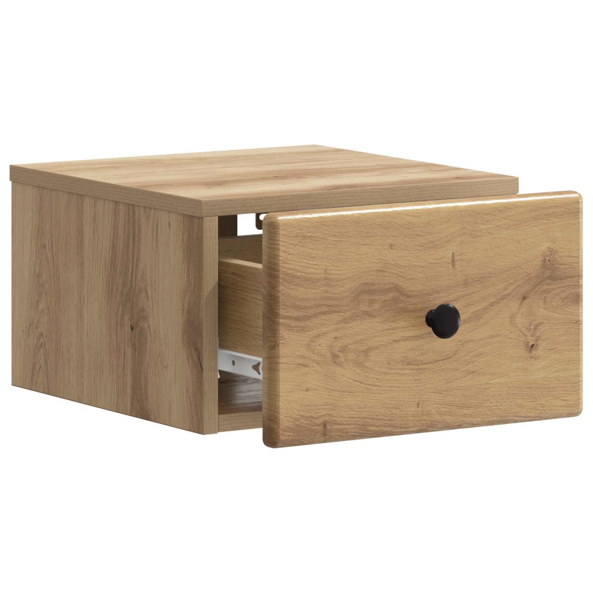vidaXL Τοίχου Κρεμαστό Κομοδίνο Artisan Δρυς 34,5 x 33 x 20 εκ.