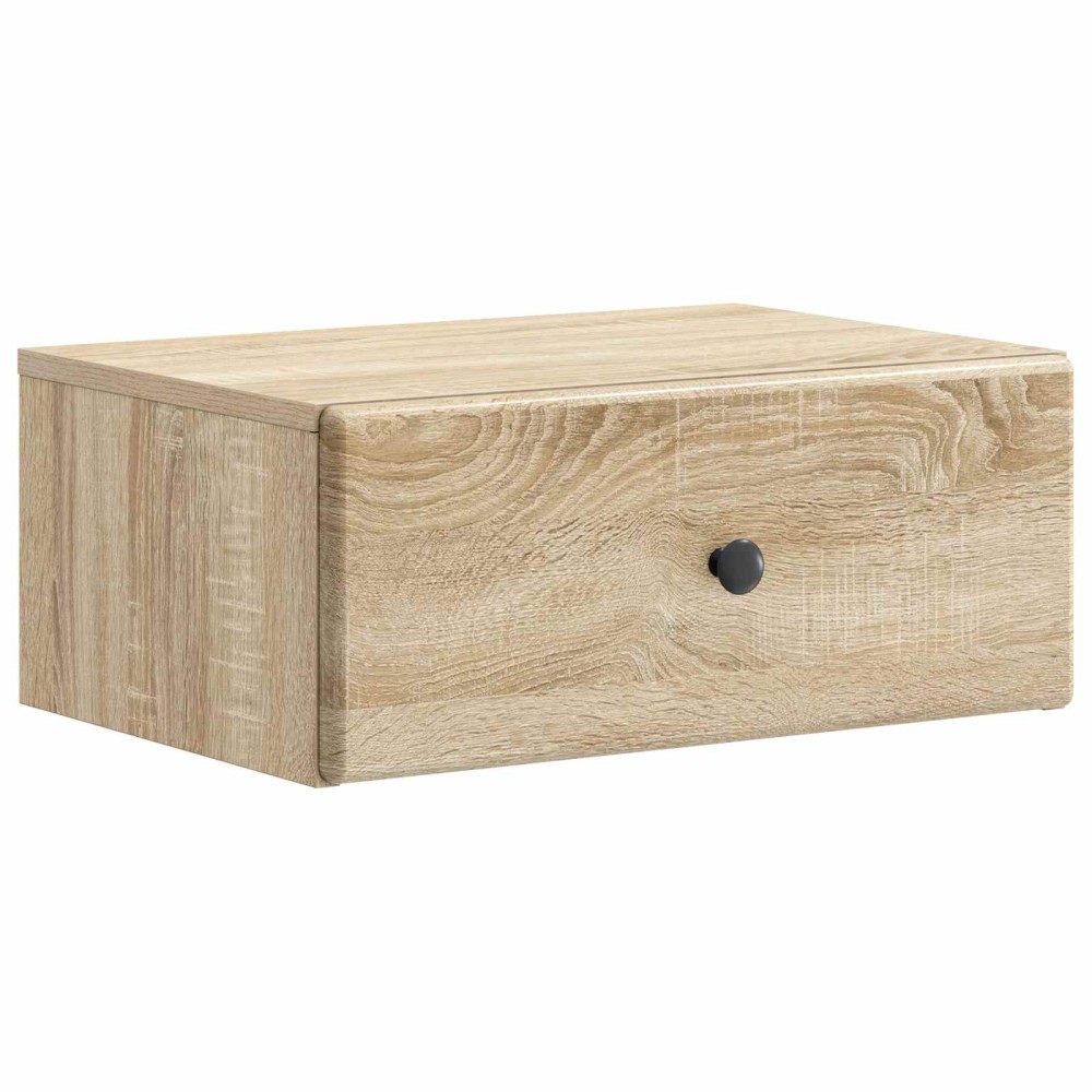 vidaXL Τοίχου Κρεμαστό Κομοδίνο Sonoma Δρυς 49 x 34,5 x 20 εκ.