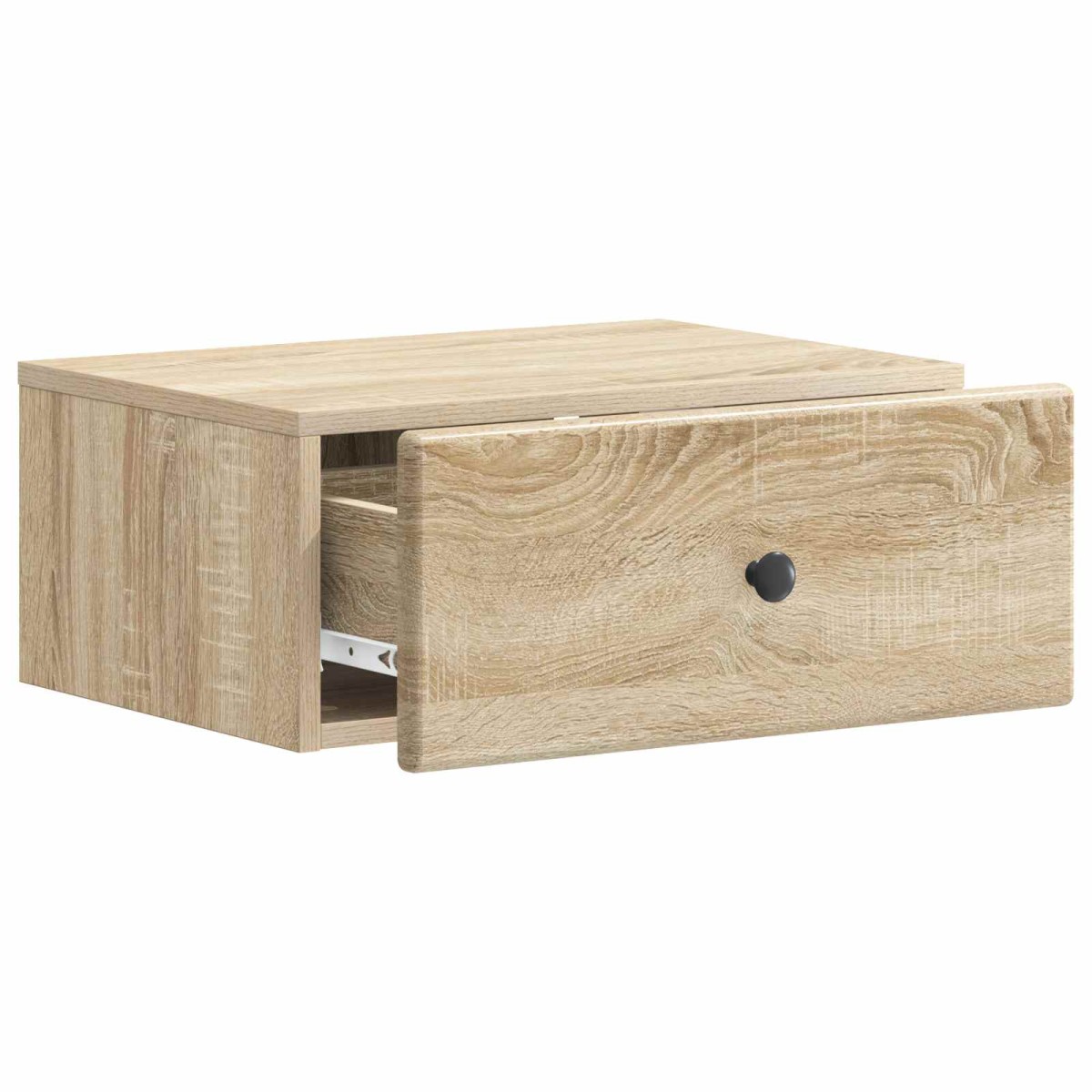 vidaXL Τοίχου Κρεμαστό Κομοδίνο Sonoma Δρυς 49 x 34,5 x 20 εκ.