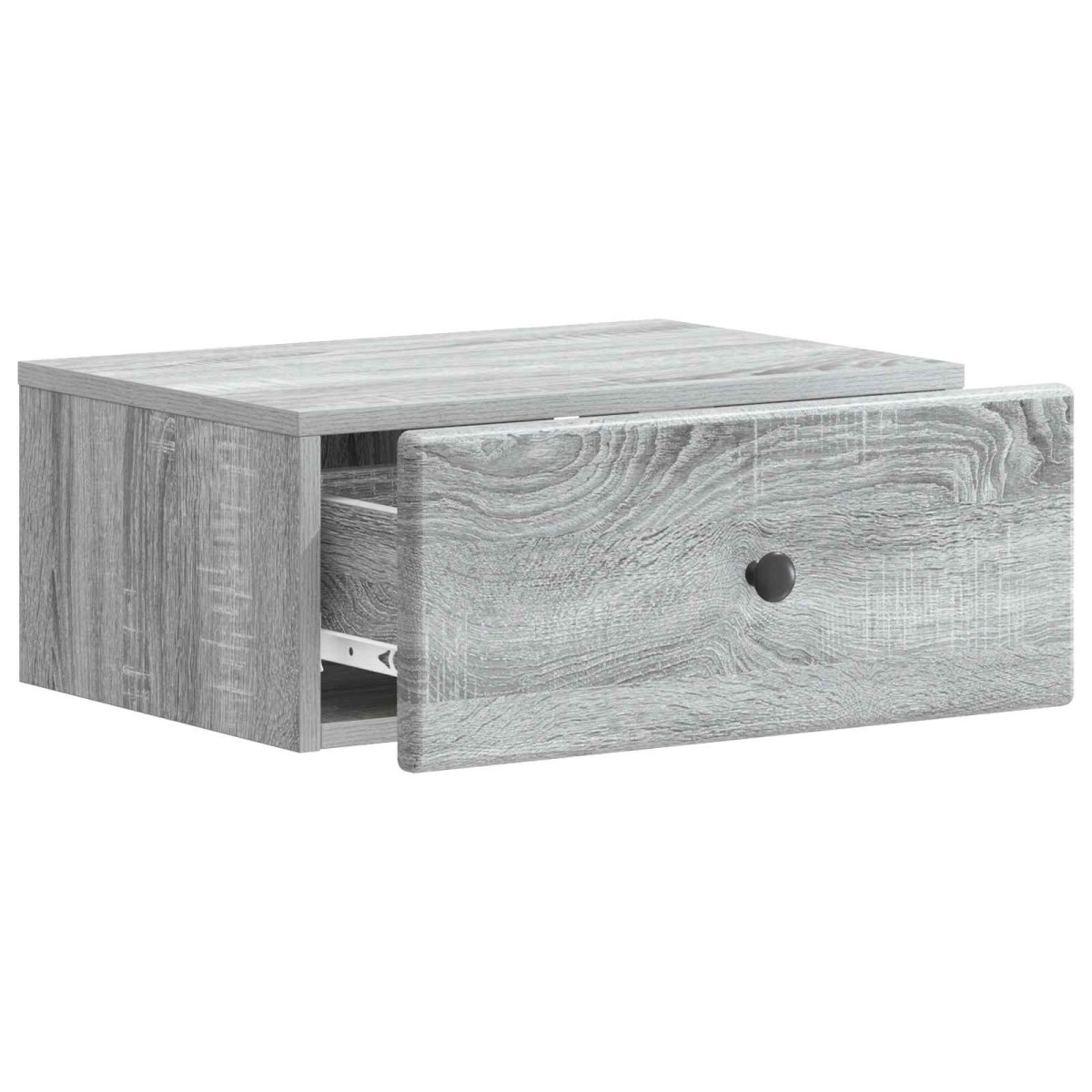 vidaXL Τοίχου Κρεμαστό Κομοδίνο Γκρι Sonoma 49 x 34,5 x 20 εκ.
