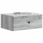 vidaXL Τοίχου Κρεμαστό Κομοδίνο 2 τμχ. Γκρι Sonoma 49 x 34,5 x 20 εκ.