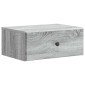 vidaXL Τοίχου Κρεμαστό Κομοδίνο 2 τμχ. Γκρι Sonoma 49 x 34,5 x 20 εκ.