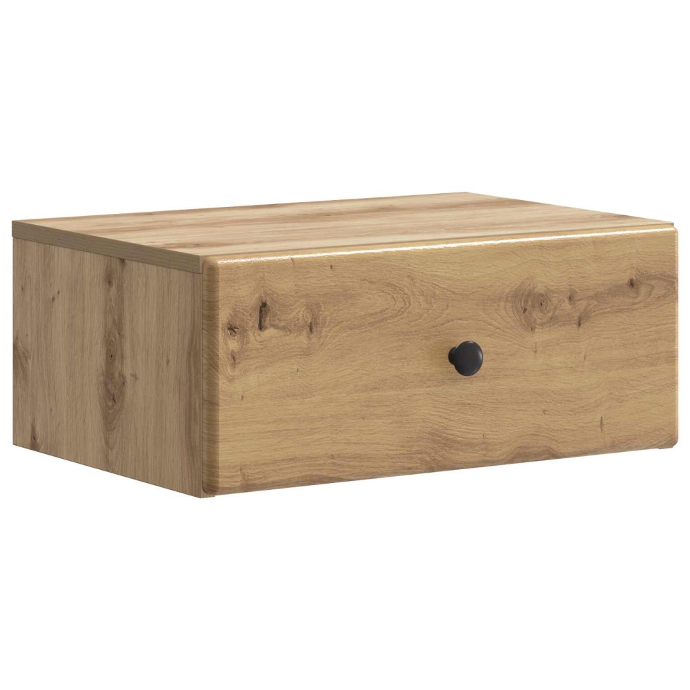 vidaXL Τοίχου Κρεμαστό Κομοδίνο Artisan Δρυς 49 x 34,5 x 20 εκ.