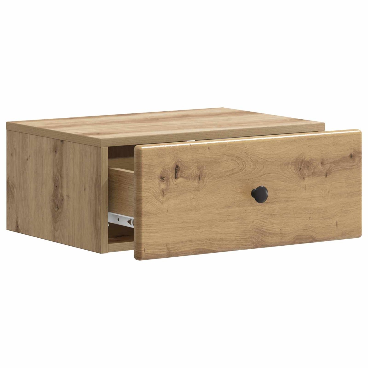 vidaXL Τοίχου Κρεμαστό Κομοδίνο Artisan Δρυς 49 x 34,5 x 20 εκ.