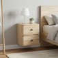 vidaXL Τοίχου Κρεμαστό Κομοδίνο 2 τμχ. Sonoma Δρυς 34,5 x 33 x 40 εκ
