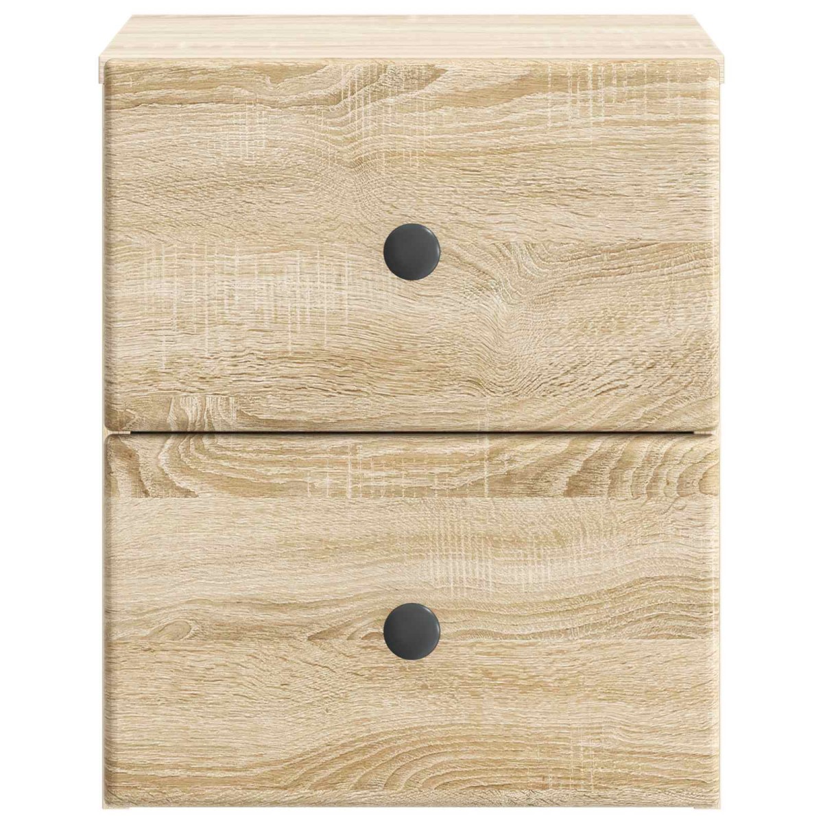 vidaXL Τοίχου Κρεμαστό Κομοδίνο 2 τμχ. Sonoma Δρυς 34,5 x 33 x 40 εκ