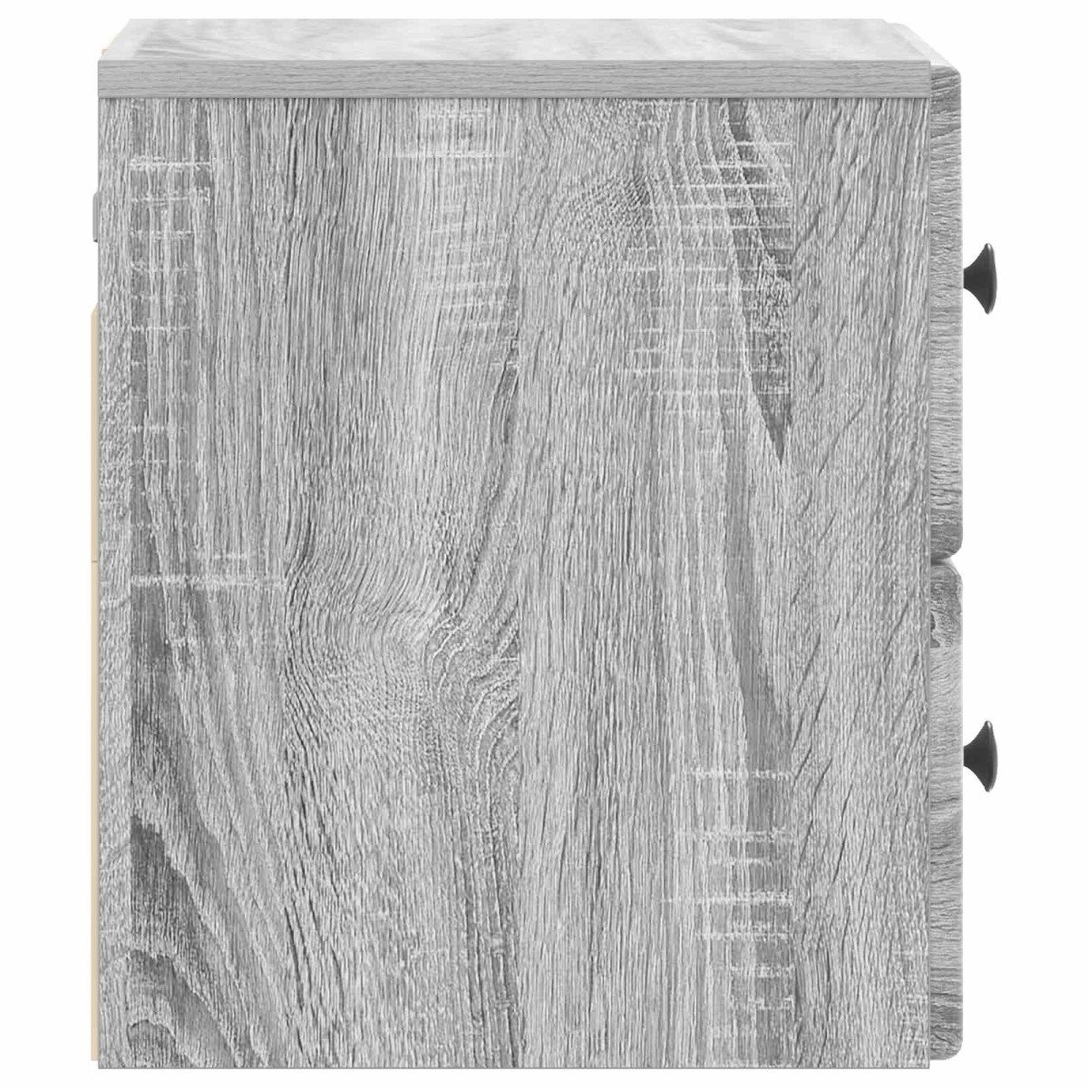 vidaXL Τοίχου Κρεμαστό Κομοδίνο Γκρι Sonoma 34,5 x 33 x 40 εκ