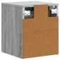 vidaXL Τοίχου Κρεμαστό Κομοδίνο Γκρι Sonoma 34,5 x 33 x 40 εκ