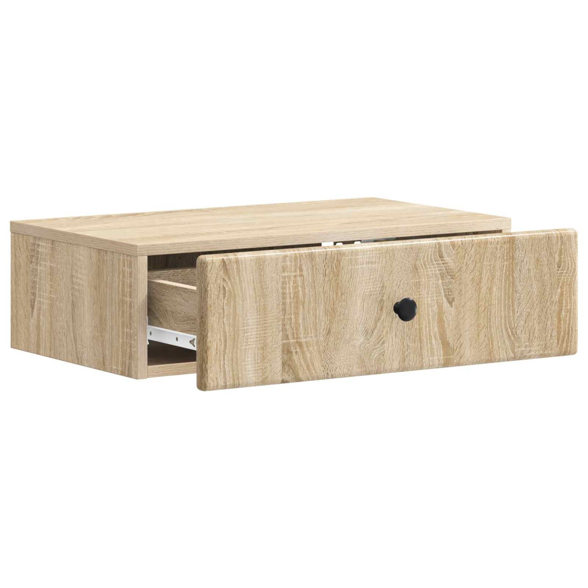 vidaXL Τραπεζάκι Τοίχου Sonoma Δρυς 59 x 34,5 x 17 εκ.