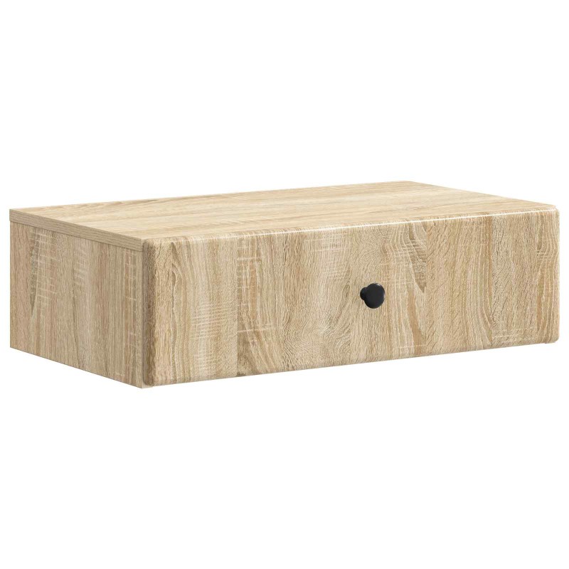vidaXL Τραπεζάκι Τοίχου Sonoma Δρυς 59 x 34,5 x 17 εκ.